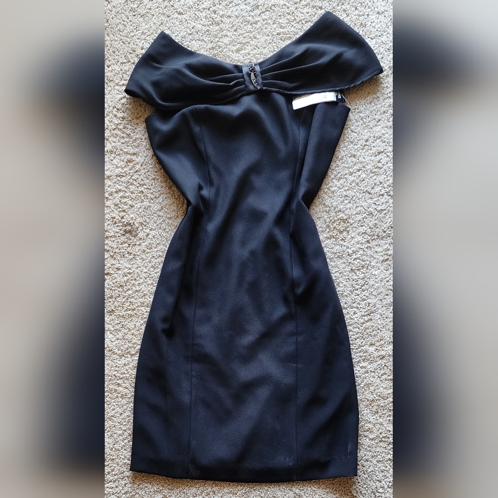 Kasper Black Dress Size 10 NWT